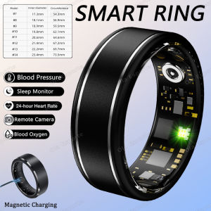 2025 New Smart Ring Call Alert Heart Rate Blood Oxygen Monitoring Pedometer Calorie Multifunctional Fitness Smart Finger Rings