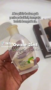 Ovale Facial Lotion 200ml 100ml 60ml - Pembersih Wajah dengan Aloe Vera Vitamin A & E - Mencerahkan Berminyak