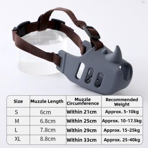 YIZHIBING | Bite-Prevention Bark-Stopping No-Chewing Dog Muzzle 1pc