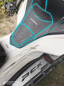 Honda PCX160 Fuel Tank Stickers PCX 160 Frosted Texture Oil Tank Protection Sticker Esp+ Epoxy Decals Waterproof Anti-scratch Film Modification Accessories