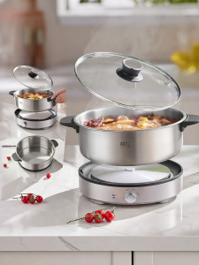 Liven | Zero Coating Stainless Steel Electric Hot Pot