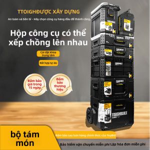 TOUGHBUILT |Stackable Tool Box Set Multifunctional Customizable