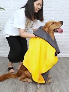 Dog Bath Towel Super Water Absorbent Towel for Pet Soft Microfiber
