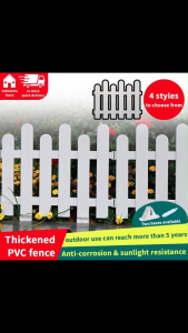 Pagar Plastik PVC Tebal Dekorasi Pohon Natal Pagar Halaman Taman Luar Ruangan Partisi Halaman Taman