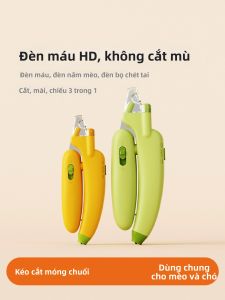 AIWO | Kéo Cắt Móng Thú Cưng Có Đèn Cho Chó Mèo Thỏ
