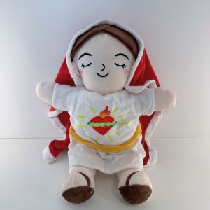 DUODUOBAO | Đồ Chơi Nhồi Bông Maria Và Chúa Giê-su Bạn Đồng Hành Khi Bé Ngủ Với Nhạc Ru Và Đèn Túi Khí Thở Búp Bê Dễ Thương Dành Cho Mọi Lứa Tuổi