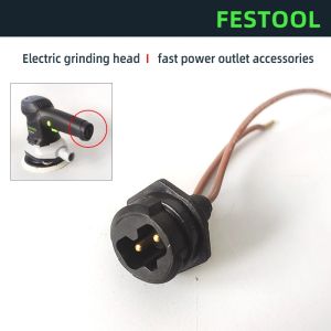 Original Authentic Festool Brush Grinding Head Accessories Tail Plug Power Cord Connector 492602 Fast Wire Socket