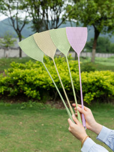 Thickened Long Handle Fly Swatter Durable Manual Large Size Mosquito Killer Handheld Pest Control Home Use Bug Zapper