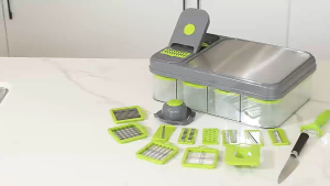 Multifunction Vegetable Cutter Set Household Shredder Vegetable Salad Slicer Rotary Dicing Tool Can Drying  Storage Separation of Egg Whites Kitchen Cutting Masterpiece