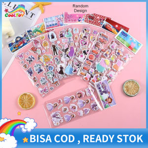 COOLToy Stiker Timbul Karakter Stiker Anak Sticker 3D Mainan Tempel Stiker - Sticker Lucu Anak Gambar Timbul