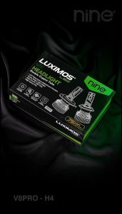 LAMPU LED UTAMA FOG MOBIL H11 H8 H16 HB3 H4 9NINE LUXIMOS V8 PRO 75 WATT - EXTREME BRIGHTNESS!