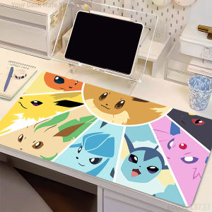 Bandai | Mouse Pad P-Pokemon Lockedge Large XXL Gaming Accessories Computer Gamer Keyboard Mouse Mat Desk Cartoon style Mousepad For Gift