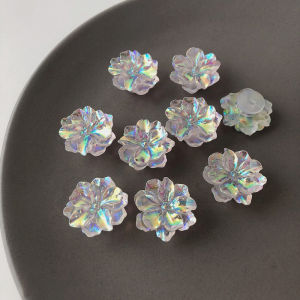 Original Five-Colored Bubble Gemstone Crocs Shoe Buckle Detachable Pearl Heart Shoe Flower Decorative Accessories