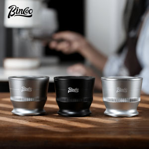 BINCOO Espresso Dosing Cup Aluminum Alloy Dosing Funnel Compatible with 51mm 58mm Portafilter for Coffee Grinder Splashproof ﻿