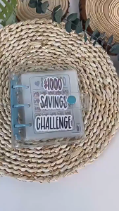 Mini Envelope Challenge Budget Photo Album Binder Money Savings Notebook Cash Storage Book Money