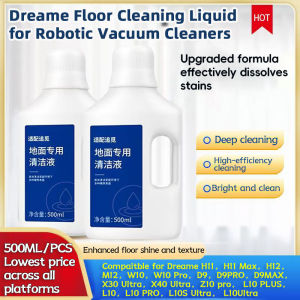 Dreame 500ml Floor cleaner Fit Special for sweeping machines X40 Ultra/X30 Ultra/H11/H11 Max/H12/H13/H12 Pro / M12 /W10 Cleaning Fluid Parts Accessories