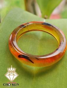 ก-12 แหวนอำพันพม่า ฟอสซิลยางไม้กลายเป็นหินธรรมชาติจากประเทศพม่า เมืองคะฉิ่ง 💥ของแปลก ของหายาก มีตำหนิตามธรรมชาติของอำพันแท้ รับประกันแท้ตลอดชีพค่ะ💥