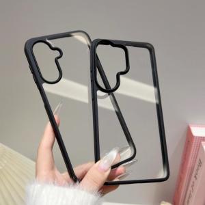 For Samsung Galaxy S26 Ultra S26 S25 Ultra S24 S23 A56 A55 A26 A25 A07 A16 HD Acrylic Transparent Shockproof Bumper Phone Case