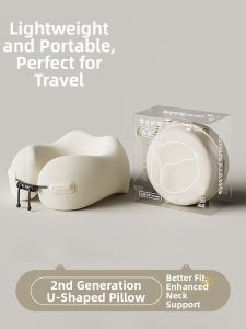 JICHAOKE | Memory Foam U-Shaped Travel Neck Pillow L