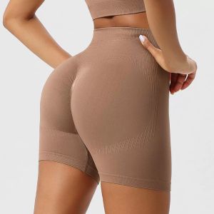 กางเกงโยคะไนลอนไร้รอยต่อสําหรับผู้หญิงชุดชั้นในเอวสูงสร้างไม่มีสายกางเกงที่สมบูรณ์แบบสําหรับฤดูร้อนบางส่วน