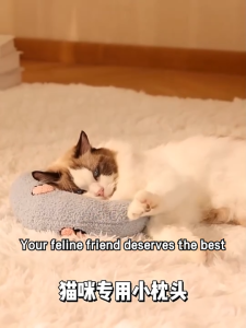 V-0036 Teddy Velvet Pet Half-Moon Pillow