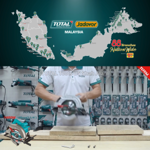 TOTAL Tools 1400w ∅7¼ Circular saw with 1pc saw blade & Extra 1pair carbon brush - TS11418526