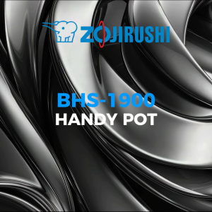 Zojirushi BHS-1900 1.9L Vacuum Glass Liner Stainless Handy Pot - Double Wall Insulation, Keeps Beverage Hot or Cold for 24 Hours