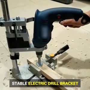 Set Drill Stand Press Vise: Dudukan Bor Listrik 10-13mm Alat Penyangga Bor