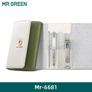 MR.GREEN Fashionable Manicure Sets Personal Care Tools Stainless Steel Travel Kits Nail Clippers Eyebrow Tweezer