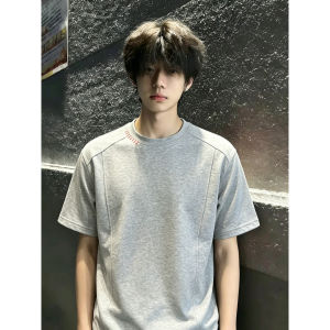 Áo Thun Tay Ngắn Embroidered American Cleanfit Deconstructed