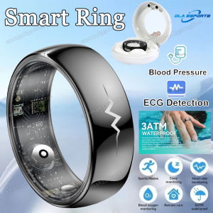 Women Smart Ring ECG Gps Tracker Smartring Men Blood Pressure Health and Sleep Monitor Sport Mode 5ATM Waterproof Fitness Ring