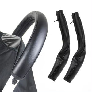Pram Stroller Accessories Baby Stroller Armrest PU Protective Case Cover For Armrest Covers Handle Wheelchairs