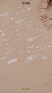 Mooi x Nussa Rarra Tunic Basic Adult Tunik Wanita Atasan Wanita Raya Collection