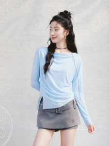Semir | Áo Thun Tay Dài Thiết Kế Không Quy tắc