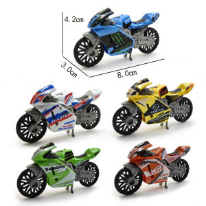 1Pcs Simulation Motorcycle Alloy Toy Car 1:64 Racing Off-Road Motocross Model Toy Kids Boy Gift Ornaments