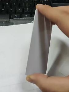 Bộ 50 Thẻ Kinh Doanh PVC Trống Bóng Cao Cấp Có Thể In Hai Mặt Chống Thấm Nước Tên ID Thẻ Cảm Ơn - KHÔNG PHẢI NFC