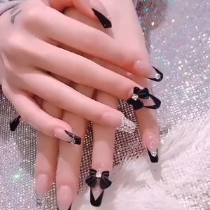 [Ready Stock+COD]  Pieces White Black Bow-knot 3D Nail Decoration Accessories Resin Butterfly Jewelry Big Size Nail Art DIY Fingernails Decorations