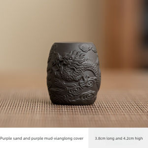 Purple Clay Auspicious Dragon Lid Holder High-end Lid Pillow Lid Chair Teapot Holder Tea Ceremony Table Decoration
