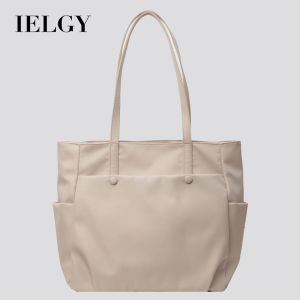 IELGY Ladies Shoulder Bag Urban Commuter Large Capacity Tote Bag Lightweight Travel Simple Nylon Cloth Handbag