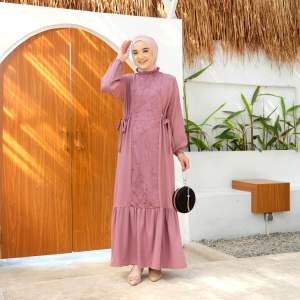 Astary Dress Wanita Shakila Brukat Premium