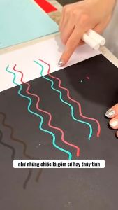 Bộ màu Acrylic Marker 12/24/36/48/60 Màu dùng để vẽ vải/giày/tường/giấy/da/ly