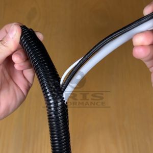 Cable Management Wire Organiser Flexible Electrical Wire Conduit Corrugated Nylon Wire Ducting