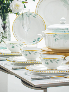 YICHEN | Elegant Home Lux Bone China Dinnerware Set