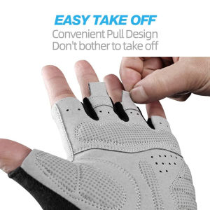 1Pair Professional Workout Gloves – Padded Weight Lifting Glove for Men/Women Cycling Climbing-Fingerless Breathable Gym Gloves