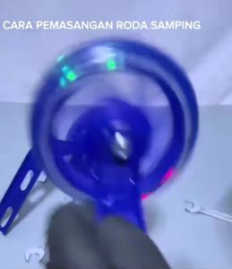Roda Samping Unicycle UW809 LED Ukuran 16 12 Roda Bantu Sepeda Anak Mini BMX Dengan Lampu