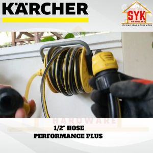 SYK Free Shipping Karcher 26453180 1/2 Inch Hose Performance Plus 20 Meter Garden Hose Paip Getah Air