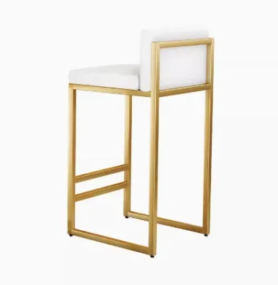 Modern Minimalist Bar Stool Counterfeit Cashier Jewelry Store Special High Backrest Luxury Home Use Counter Stool Chair