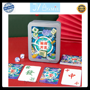 Mahjong Card Mahjong Set Mahjong Games Mahjong Card Mahjong Games Adult Game Board Game Brain Game Family Game Mainan Mahjong Mainan Card