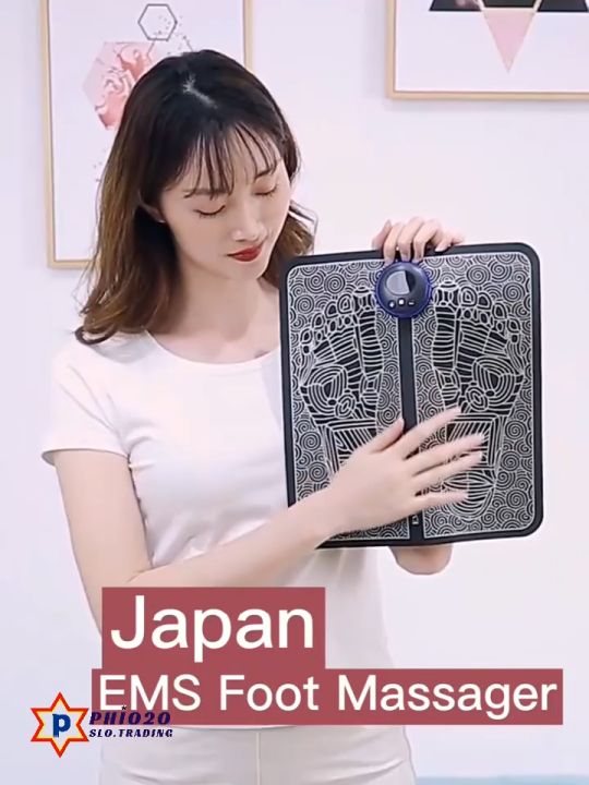 Tens Fisioterapia Foot Massager Mat Massageador Pes Muscular Electric