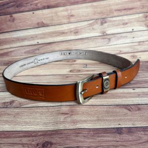 Ikat pinggang full kulit sapi sabuk kulit embos kulit selapis